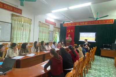 Trường Tiểu học Giao Xuân tổ chức tập huấn điều chỉnh chương trình môn Lịch sử & Địa lý lớp 4,5 theo thông tư 17/2025/TT-BGDĐT ngày 12 tháng 9 năm 2025 của Bộ Giáo dục và đào tạo.