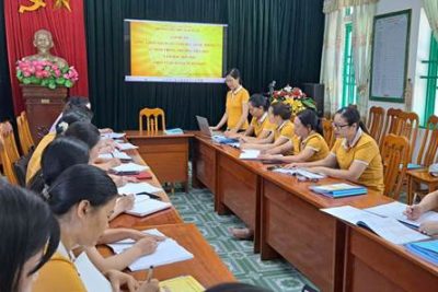 TẬP HUẤN LỒNG GHÉP GIÁO DỤC QUỐC PHÒNG AN NINH VÀO CÁC MÔN HỌC VÀ HOẠT ĐỘNG GIÁO DỤC Ở TIỂU HỌC